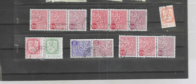 FINLAND-COLLECTION-MIXED PERIODS-MODERN-U-SCATTERED MINT-F-VF-#560