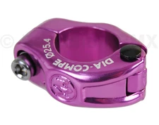 Dia-Compe MX hinged old  school BMX bicycle seat clamp - 25.4mm (1") PURPLE
