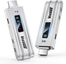 Wireless HDMI Transmitter and Receiver, 2026 Upgraded 328FT/100M, Wireless HDMI