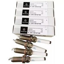 NEW 4pcs Spark Plugs OEM A2701590700 Fits For Gla250 C253 W205 R172 C117 E300