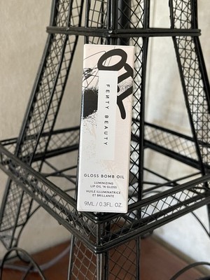 FENTY BEAUTY GLOSS BOMB OIL LUMINIZING LIP OIL N'GLOSS RAZZBERRY JAMZ 0.3 oz/9ml