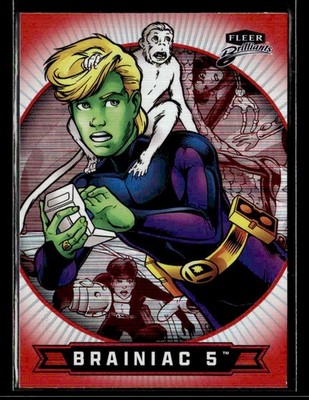 2025 Fleer Brilliants Superman - Red Heat Vision - #82 Brainiac 5 - 0370/1938