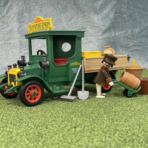VTG Playmobil 5640 Transport Union Truck Victorian Mansion 1989 100% Comp no box