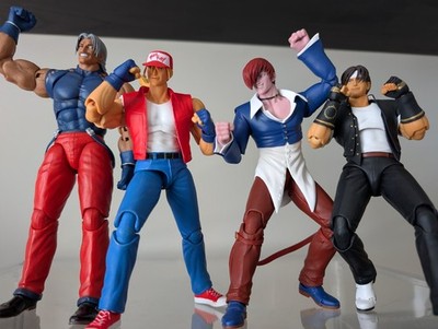 Storm Collectibles KOF 98 Terry, Kyo, Rugal, Iori(Alt Purple), Blue Mary.