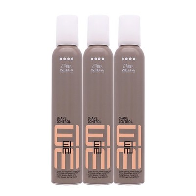 Wella EIMI Volume Shape Control Extra Strong Mousse 300ml X3
