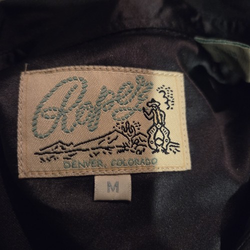 Roper Black Pink Embroidery Black Pearl Snap Size M - Picture 6 of 6
