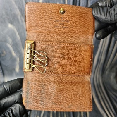Louis Vuitton Monogram Schlüsselhalter Vintage LV Key Holder 364
