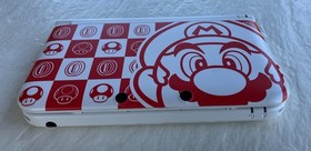 Rare Nintendo 3DS XL Mario White Limited Edition Asian English (ASI) SPR-001