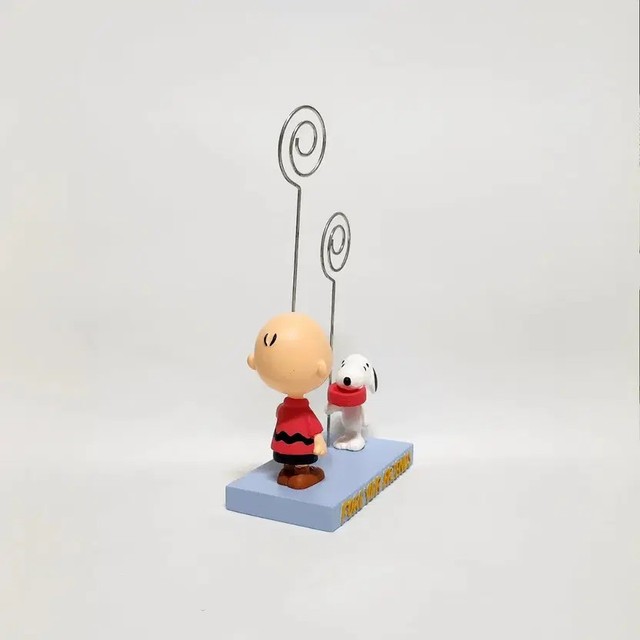 Snoopy Charlie Brown Memo Holder & Photo Frame - New Condition