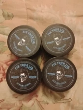 4 PACK Your Lid Styling Fiber Short/Choppy Hair High Hold Low Shine Men's Pomade