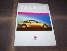 TOPRARITÄT Herrlicher Prestige Prospekt Talbot Matra Murena von 1981 !!!