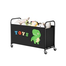 GRANNY SAYS Toy Box for Boys Girls, Large Chest Storage with Black