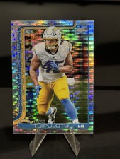 Topps Chrome 2025 Tuli Tuipulotu #163 Los Angeles Chargers Pulsar Refractor 