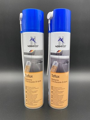 2x Normfest Teflux 400ml PTFE Keramik ÖL Spray Multispray Schmieröl Kriechöl