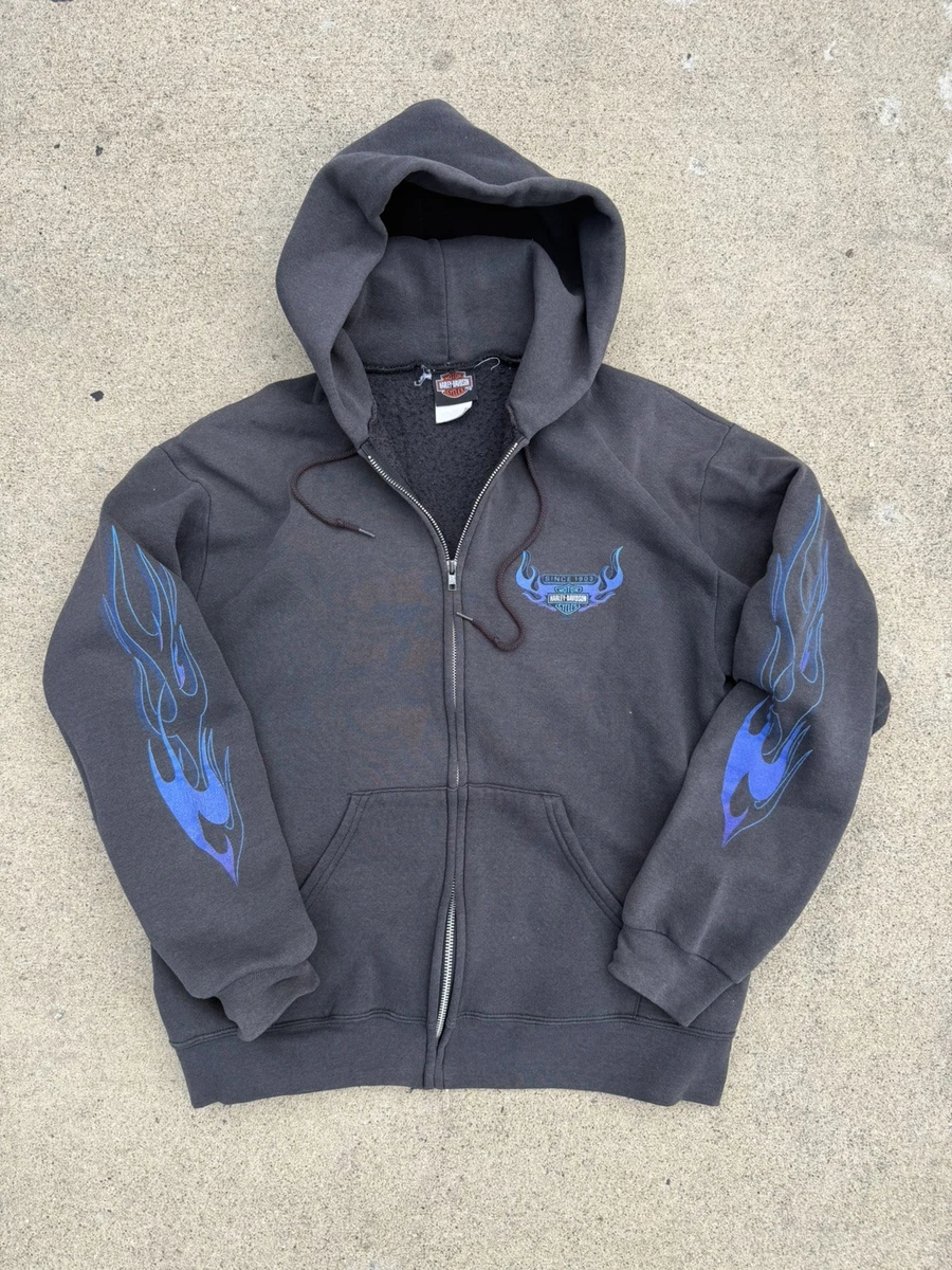 harley davidson zipper hoodie products for sale | eBay