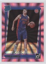 2021-22 Panini Donruss Rated Rookie Holo Pink Laser Luka Garza #214 4z8