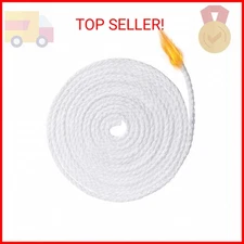 Oil Lamp Wicks Replacement - Braided Round Candle Wick for Oil Lamps and Candles