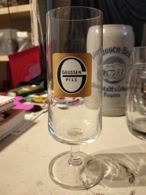 Beer Glass Pitcher 0.2 L, Brewery Brauhaus Geussen Bräu Neustadt near Coburg Bavaria