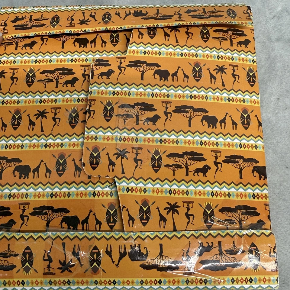 Remache colgante de pared redondo cerámica arte africano maasai viaje coral azul decoración Foto 3 de 4