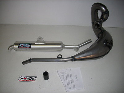 Giannelli Sport Auspuff Anlage Krümmer Endschalldämpfer Yamaha DT 125 4BL