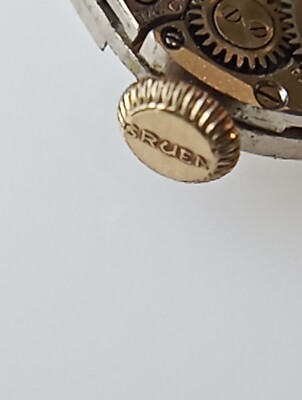 ロ*ア様 グリーンターラ Gruen Veri-Thin 7j Ladies Watch GXC Cornoruma 2-479920