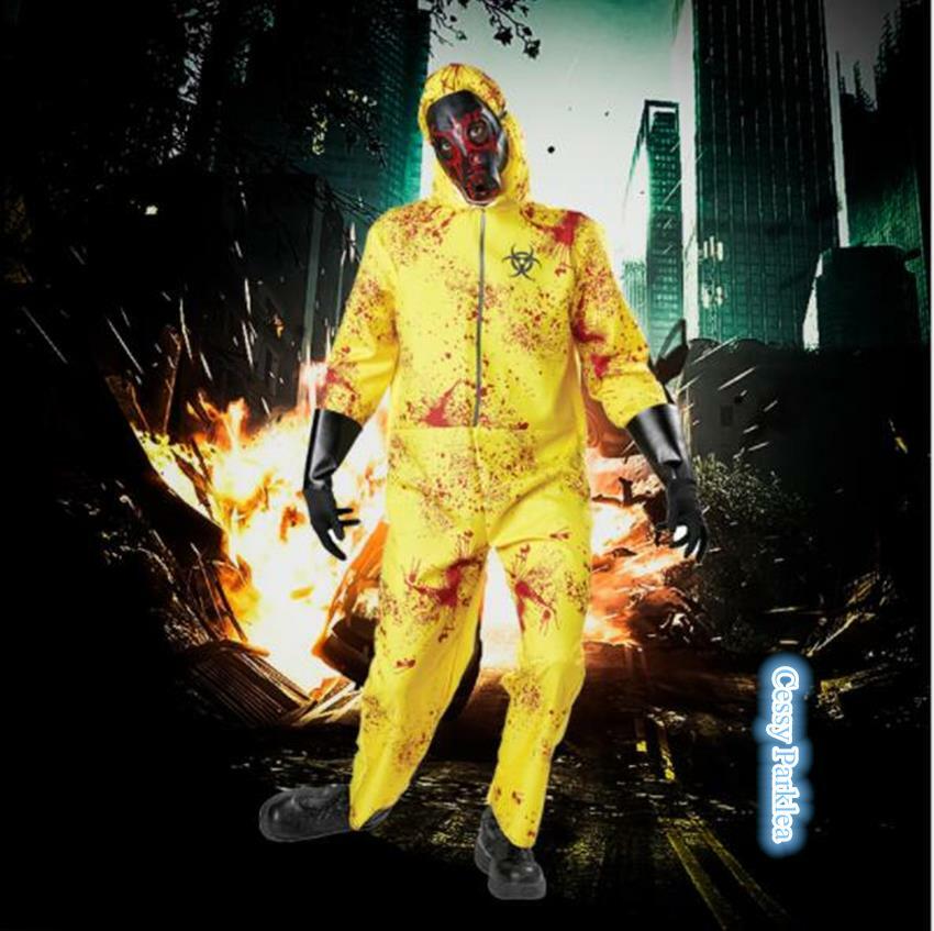 HAYASHI製/NOSAWA論外.Used costume H-B2-2 Men Women Zombie Bio-Hazard Toxic Waste Halloween Adult