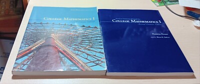 College Mathematics 1: Second Custom Edition With Solutions Manual 