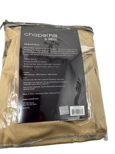 Croscill Chapel hill Serafina Euro Sham Fringe NEW Set of two - 第 11/12 張圖片