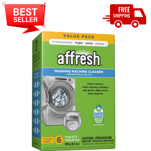 affresh Washing Machine Cleaner (6) Tablets (W10501250) 883049272146 eBay