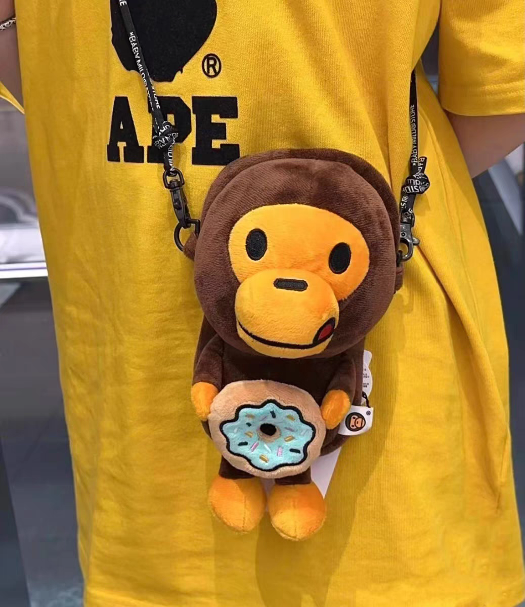 バッグ BABY MILO MOBILE BAG New BAPE BABY MILO MOBILE PHONE BAG Adults Kids Crossbody