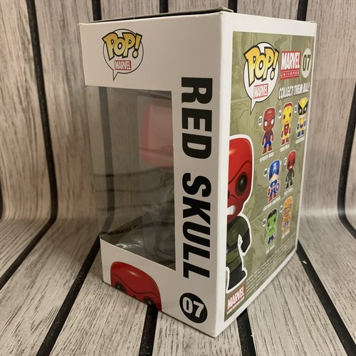 Red Skull Marvel Funko Pop #07 Rare & Vaults Grail Captain America With Stack - Bild 6 von 11