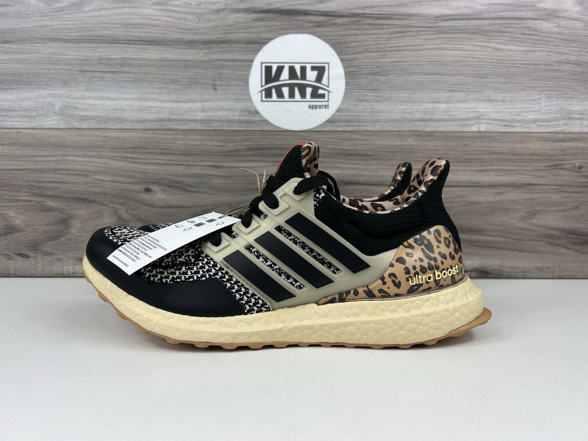 RARE Adidas Ultra Boost Core Black Leopard Shoes (JR5844) NEW