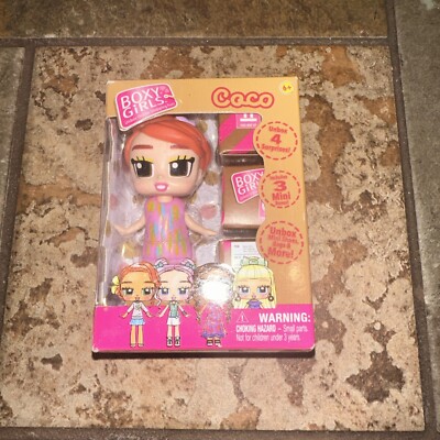 Boxy Girls Coco Mini Doll with 3 Mini Box Surprises 