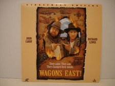 USED LASER DISC WAGONS EAST WESTERN/COMEDY JOHN CANDY RICHARD LEWIS