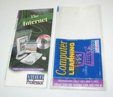 Vintage COMPUTER LEARNING VIDEO PROFESSOR CD-ROM THE INTERNET Tips Tricks PC CIB