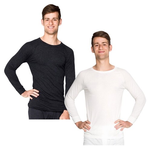 2 Pack Mens Wool Blend Thermal 
