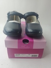 Balleto Girls Youth Jumping Jacks Ballet Shoes Sally Navy Leather Size 2Y.