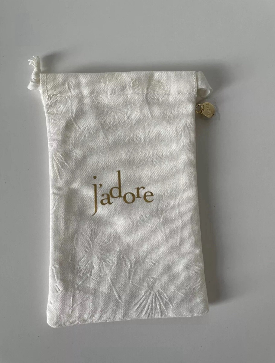Dior J'adore ポーチ ホワイト Dior Beauty J'Adore Fragrance Cotton Zip Pouch NEW! | eBay