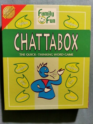Chattabox Das schnell denkende Wortspiel in Box Cheatwell Spiele 
