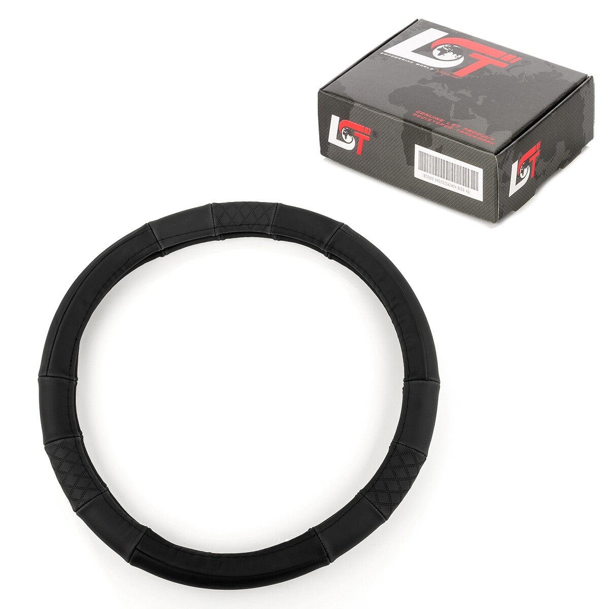 Steering Wheel Cover Ø 38x9 cm 15x3.5 Inches Anthracite for VAUXHALL