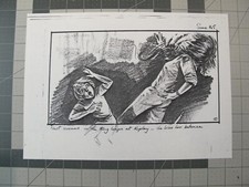 vtg 1980s Aliens movie LA Effects storyboard 1st gen production used copy 44G
