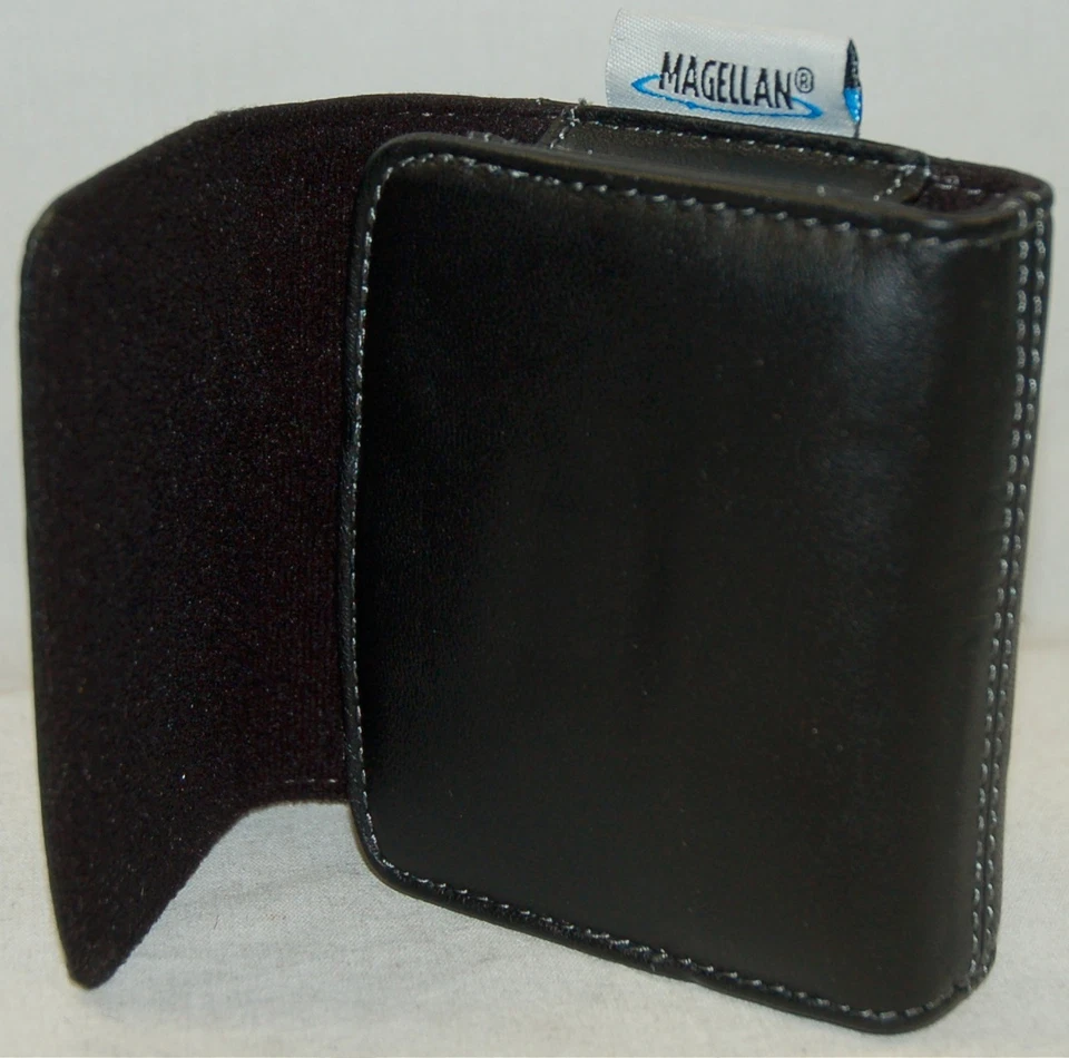 NEW OFFICIAL Magellan GPS Case Leather GPS BLACK roadmate 1200 1210 1212 1220 - Image 4 of 4