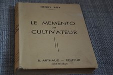 Le mémento du cultivateur  ( Henry Roy) 1941 / Ref C10