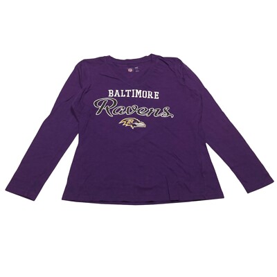 NFL Team Apparel Baltimore Ravens Women's Size L
