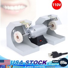 Dental Lab High Speed Polisher Polishing Lathe Machine Bench Buffing Grinder