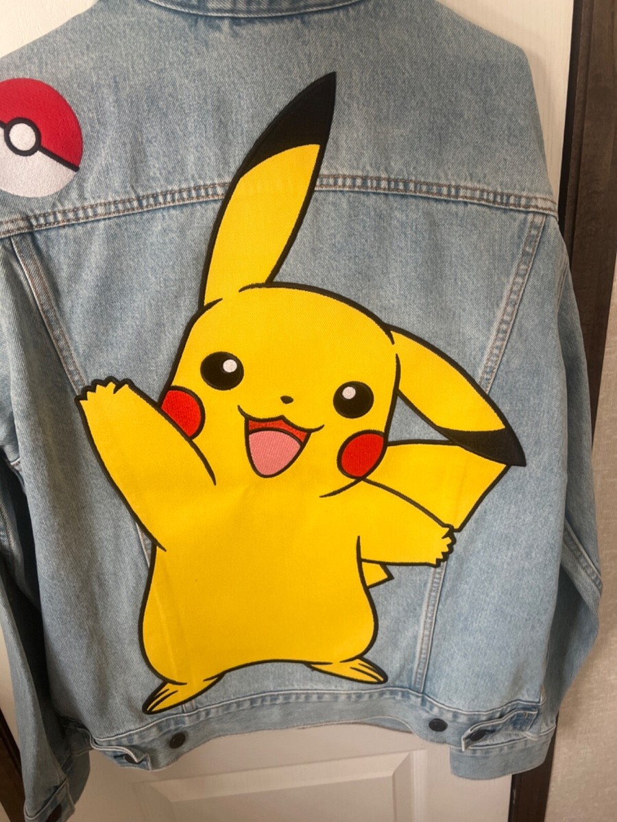 Levis X Pokemon 25th Anniversary Embroidered Vintage Fit Denim
