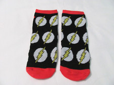 NEW ONE SIZE FITS MOST SHOE SZ 6-12 MEN'S LOW CUT SOCKS - JUSTICE LEAGUE