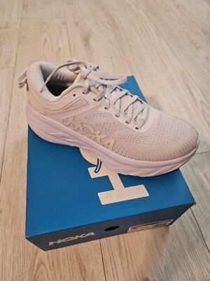 Size 8 - Hoka One One HOKA Bondi 7 White W for sale online | eBay