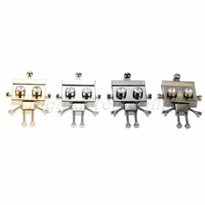 1Set Zinc Alloy Robot Shape Clasp Turn Lock Twist Locks For Shoulder Bag Handbag