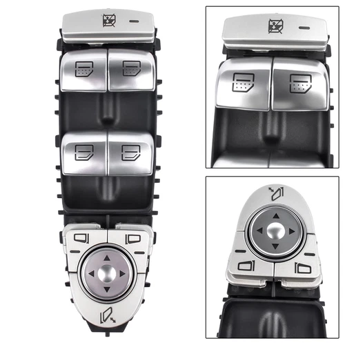 Fensterheberschalter Fensterheber Tasten Silber für Mercedes W213 Vorne Links DE - Foto 5 di 7